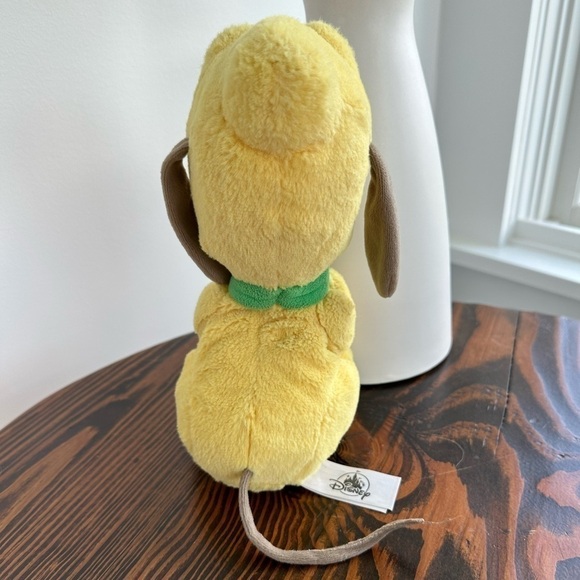 Disney Parks Baby Pluto Yellow Brown and White Soft Cuddle Stuffed Animal Plush - Picture 4 of 9